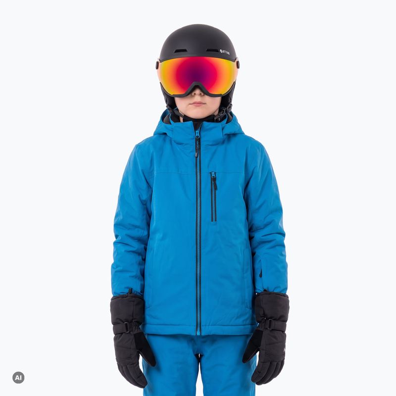 Детска скиорска каска ATTABO Avens 2.0 Jr с визьор, черна 4
