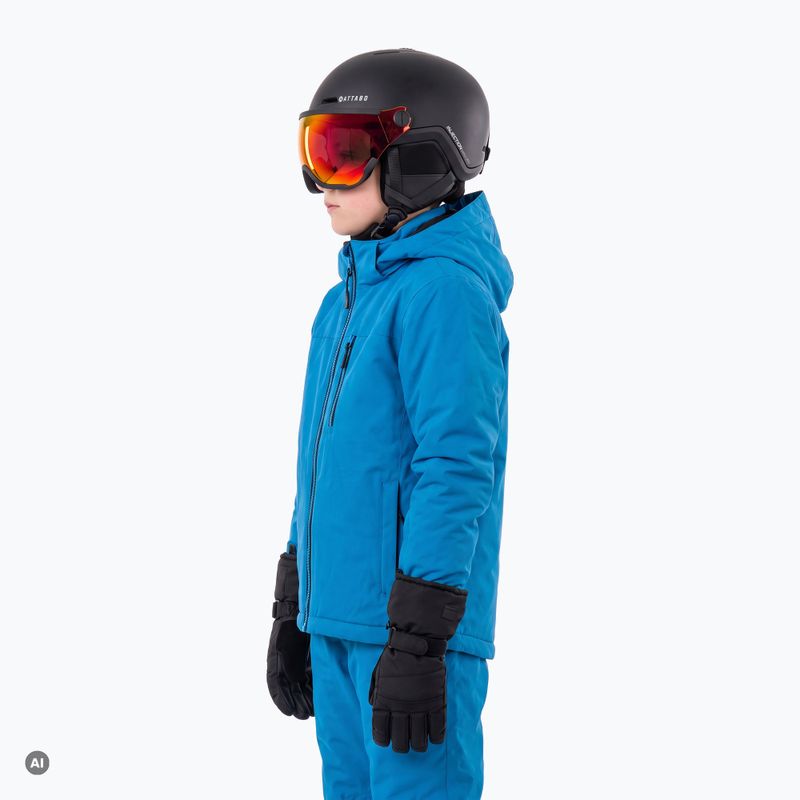Детска скиорска каска ATTABO Avens 2.0 Jr с визьор, черна 5