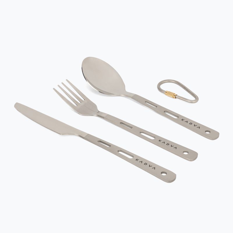 Туристически прибори KADVA ultralight titanium gray 2