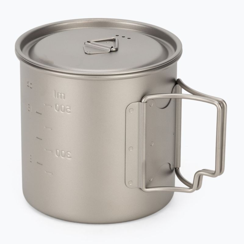Туристическа чаша KADVA titanium ultralight gray 2