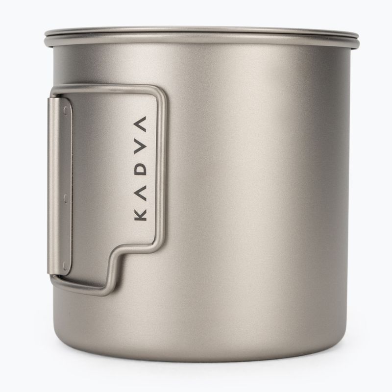 Туристическа чаша KADVA titanium ultralight gray 3