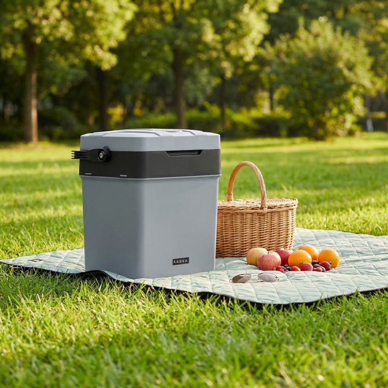 Туристически хладилник KADVA AC/DC grey 4