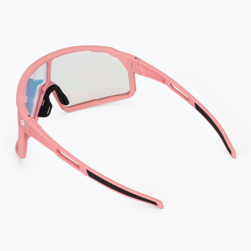 Слънчеви очила за колоездене ATTABO Stilb photochromic pink 5