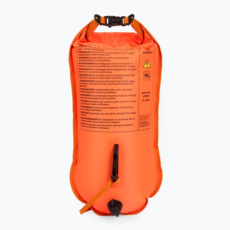 Плувка за безопасност с джоб AQUASTIC double-chamber orange 4