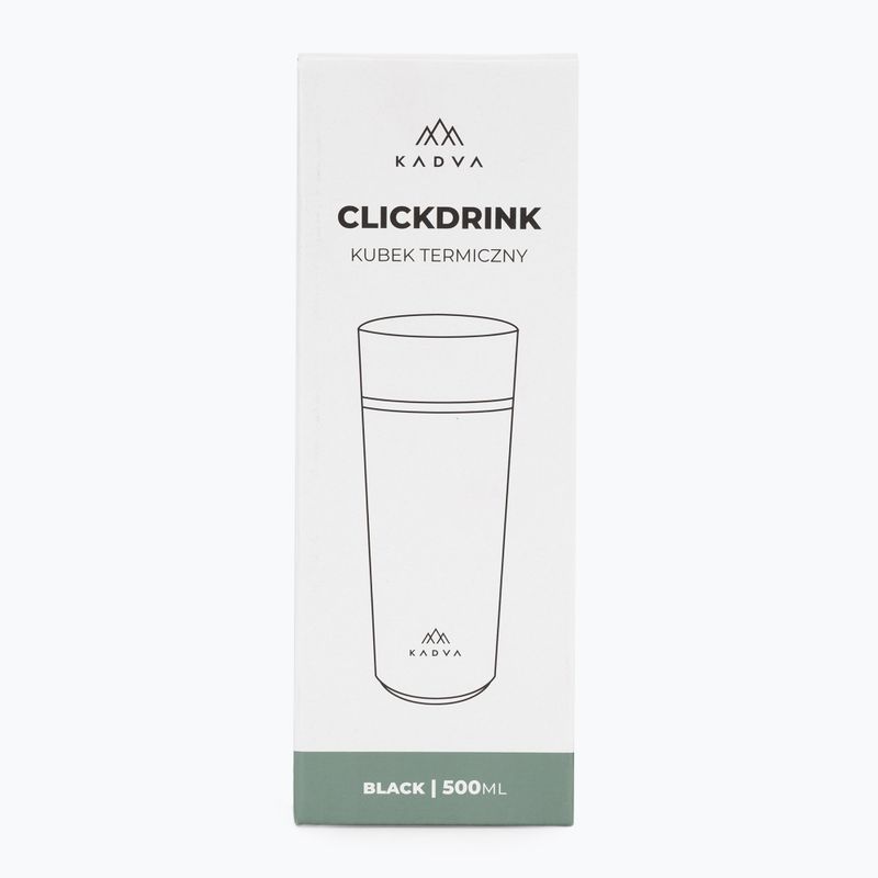 Термо чаша Kadva 360 ClickDrink Black 8