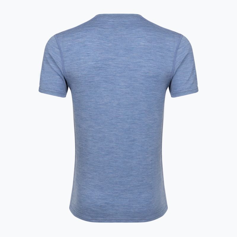 Мъжка термоактивна тениска WOOLCANO Merino 100% TEE0546 blue 2