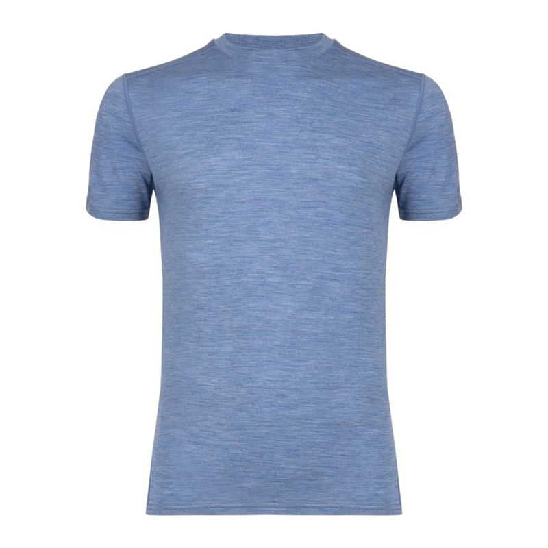 Мъжка термоактивна тениска WOOLCANO Merino 100% TEE0546 blue 4