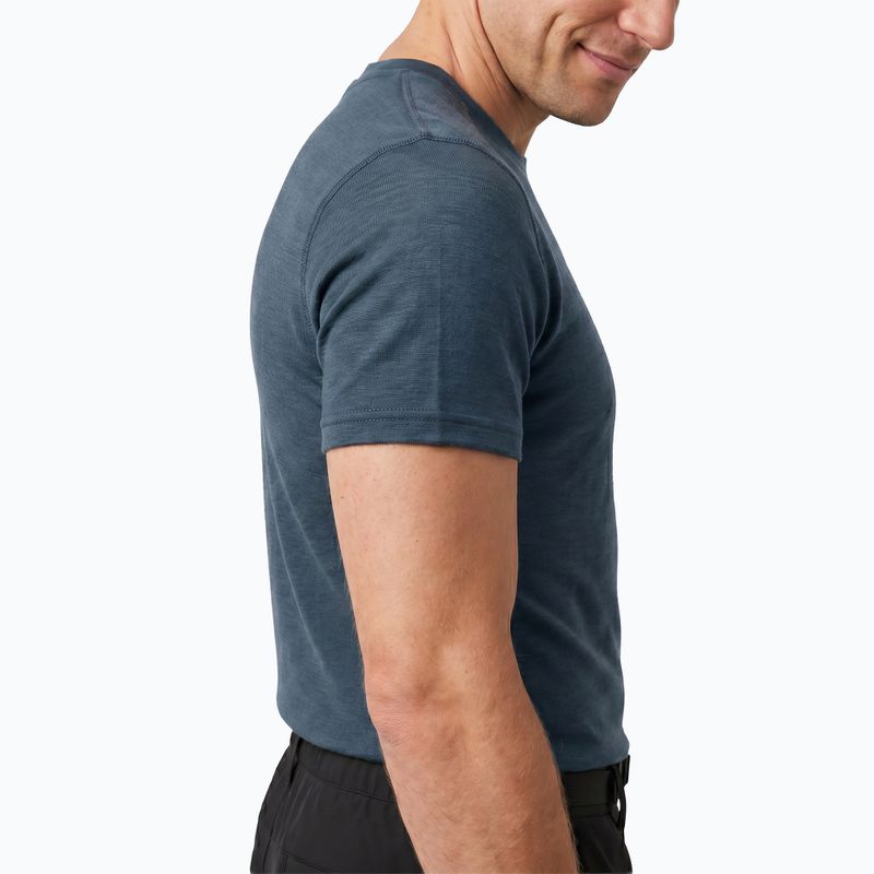 Мъжка термоактивна тениска WOOLCANO Merino 100% TEE0546 сива 4