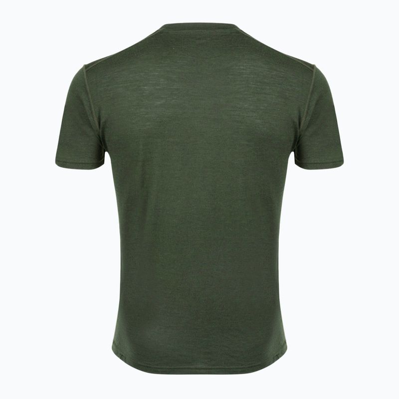 Мъжка термоактивна тениска WOOLCANO Merino 100% TEE0546 зелен 6