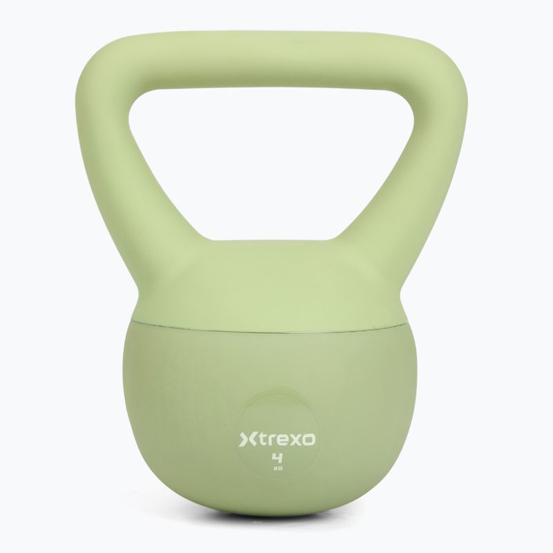 Kettlebell SOFT XTREXO 4 кг зелен