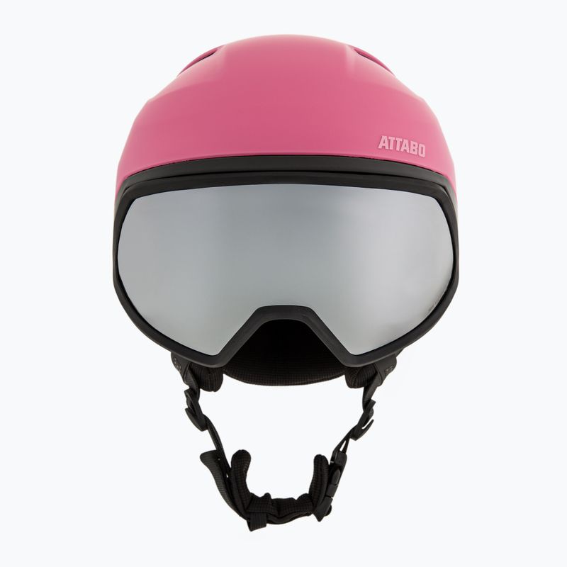 Детска скиорска каска ATTABO Avens 3.0 Jr Visor ERT Pink 2