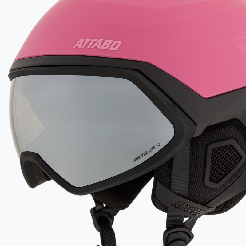 Детска скиорска каска ATTABO Avens 3.0 Jr Visor ERT Pink 14