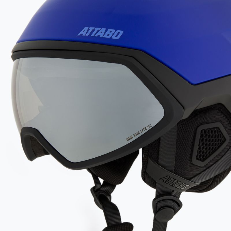 Детска скиорска каска ATTABO Avens 3.0 Jr Visor ERT Niebieski 14