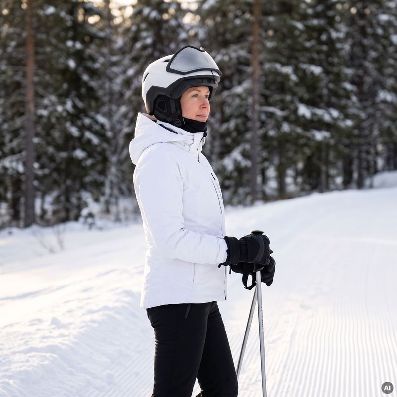 Скиорска каска ATTABO Avens 3.0 Visor ERT Biały 8