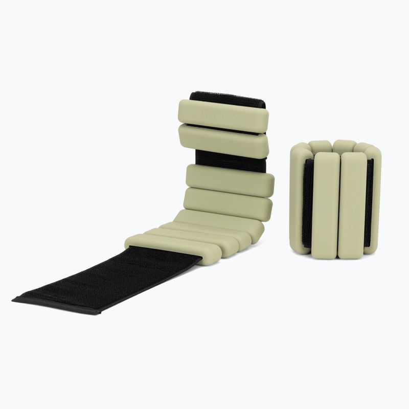 Тежести за глезени и китки Xtrexo SCULPT FB215 Green 3