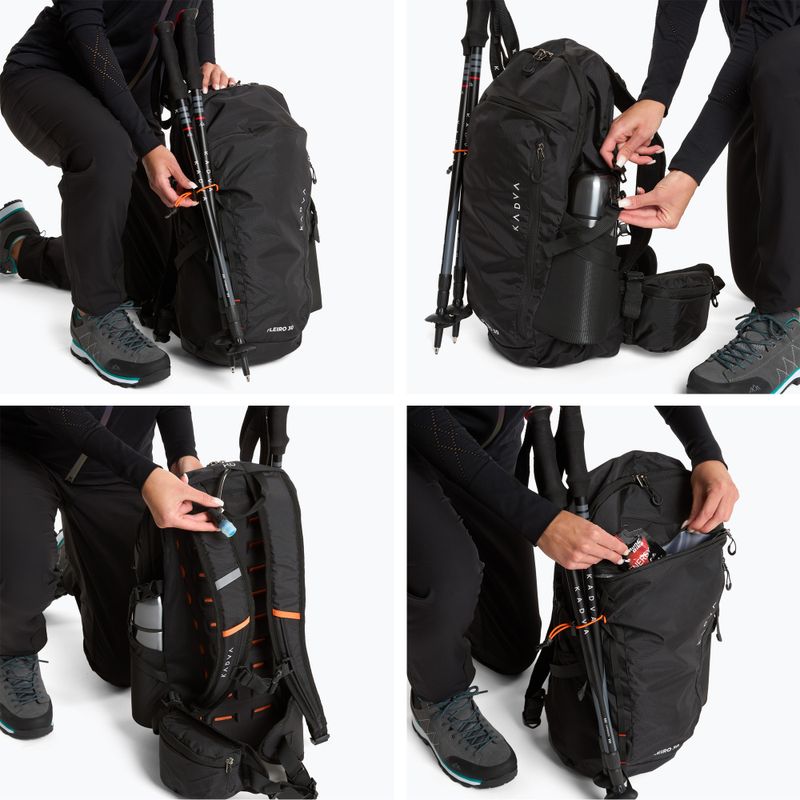 Туристическа раница KADVA Fleiro 30 l black 12