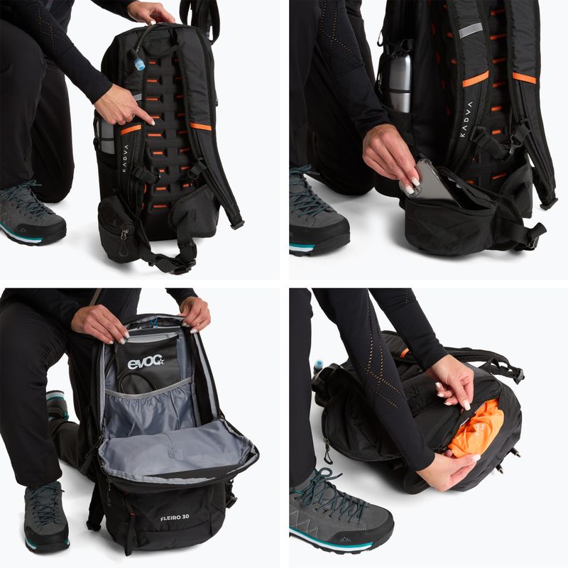 Туристическа раница KADVA Fleiro 30 l black 13