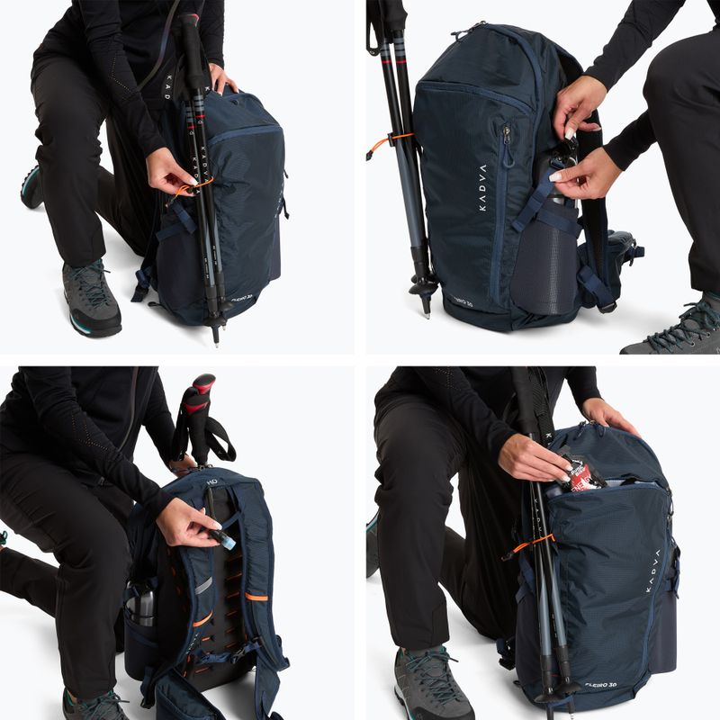 Туристическа раница KADVA Fleiro 30 l navy blue 13