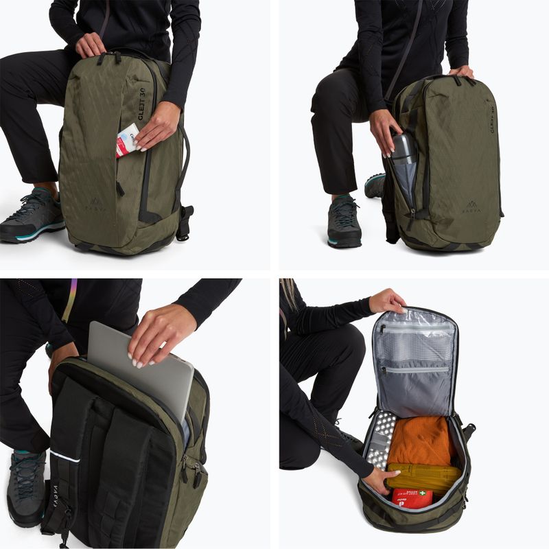 Туристическа раница KADVA Glejt 30 l green 12