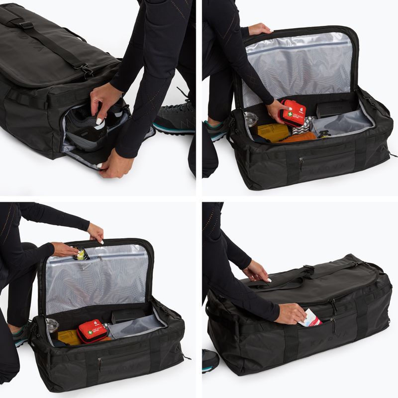 Чанта Duffel Bag KADVA 2в1 Alltaker 60 л черен 11
