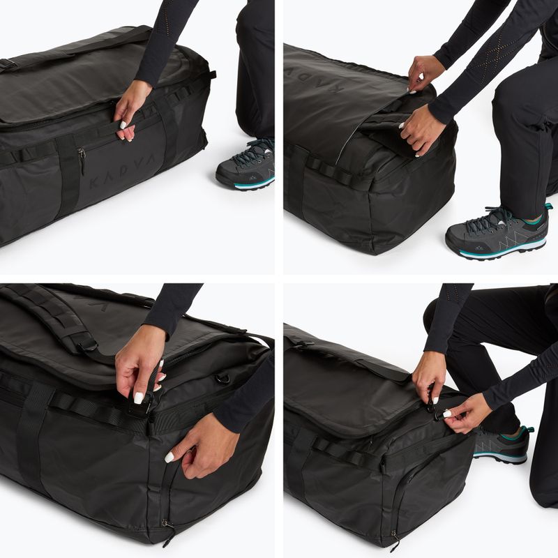 Чанта Duffel Bag KADVA 2в1 Alltaker 90 л черен 12