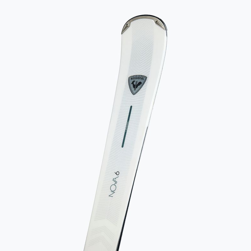 Дамски ски за спускане със ски автомати Rossignol Nova 6 + Xpress W 11 GW white sparkle 3