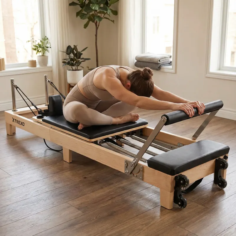 Reformer XTREXO CTRL-Core W składany drewniany 5
