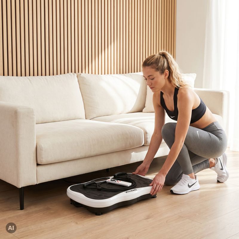 Platforma wibracyjna XTREXO Sora biały 6