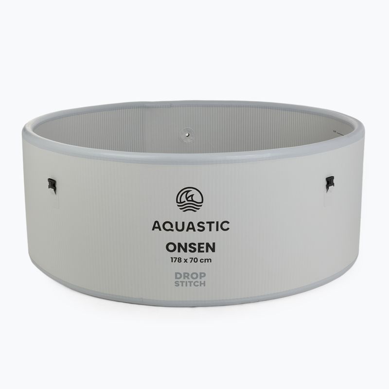 Надуваем басейн AQUASTIC ONSEN drop stitch 1200 л 178 см сив 5