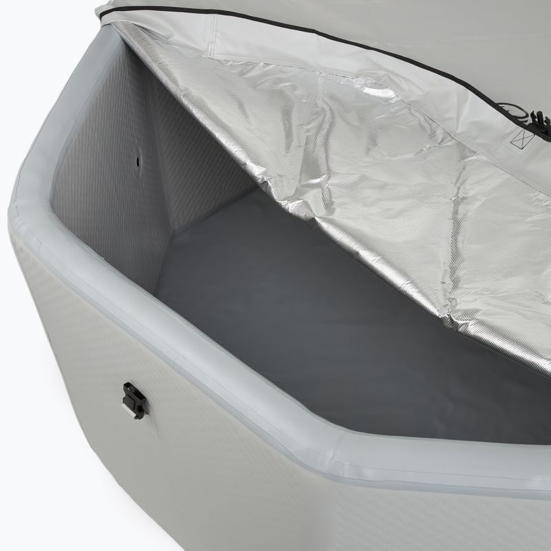 Надуваем басейн AQUASTIC ONSEN drop stitch 1400 l 186 cm сив 9