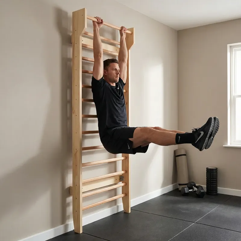 Гимнастическа стълба XTREXO LW100 дървена 3