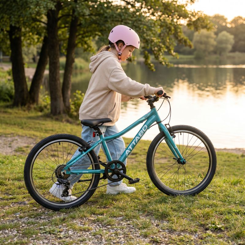 Детски велосипед ATTABO EASE 24“ 9,2 kg Gen 2 turquoise 5