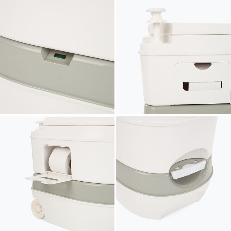 Туристическа тоалетна KADVA Throno PRO grey 12