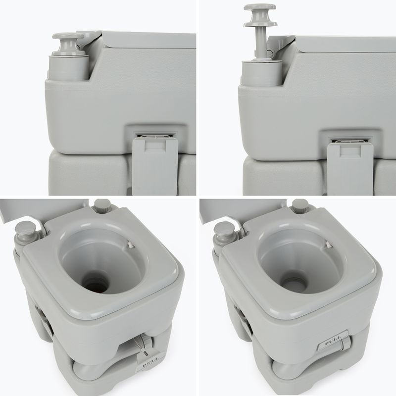 Туристическа тоалетна KADVA Throno grey 15