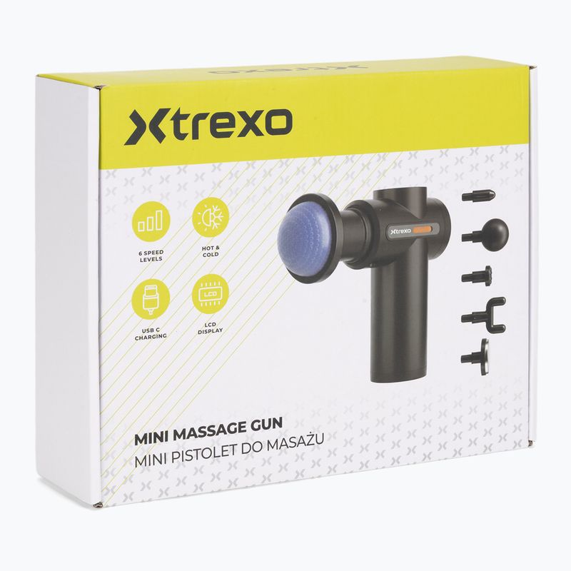 Пистолет XTREXO за масаж Mini Pulsar черен 16