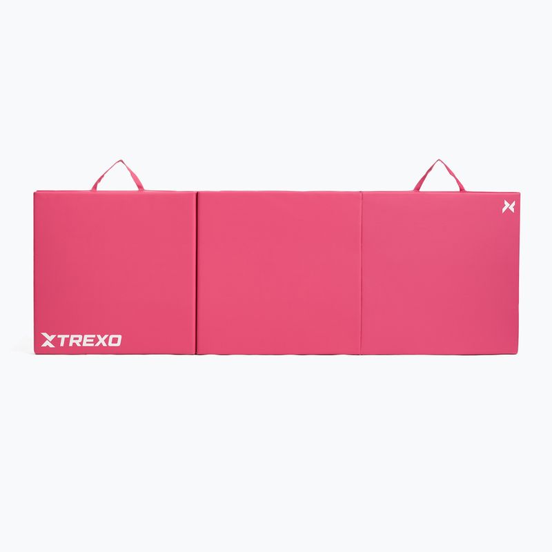 Сгъваем матрак за гимнастика TREXO 180 x 60 x 5 cm розов 6