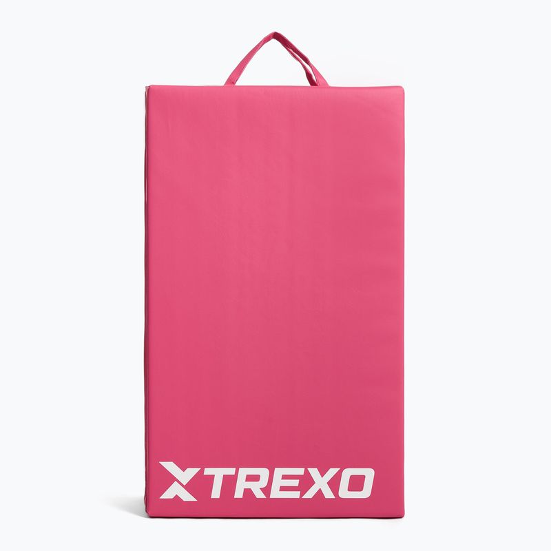 Сгъваем гимнастически матрак TREXO 195 x 80 x 5 cm розов 5