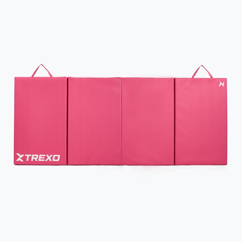 Сгъваем гимнастически матрак TREXO 195 x 80 x 5 cm розов 6