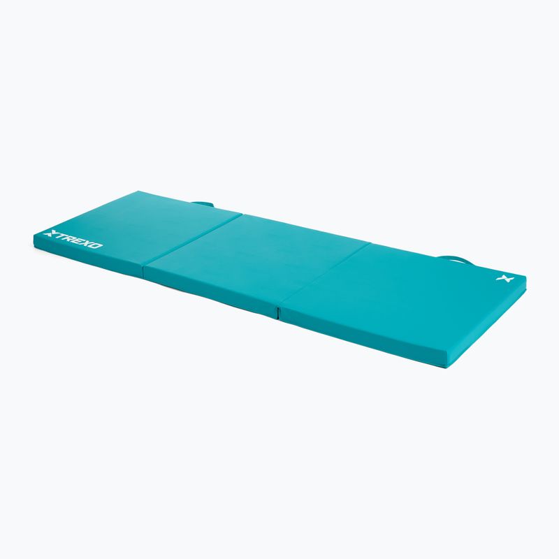 Гимнастически матрак TREXO сгъваем 180 x  60 x 5 cm green 2