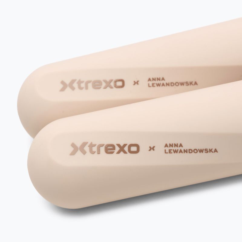 Комплект дъмбели XTREXO x Anna Lewandowska Bars 210 Beige 6