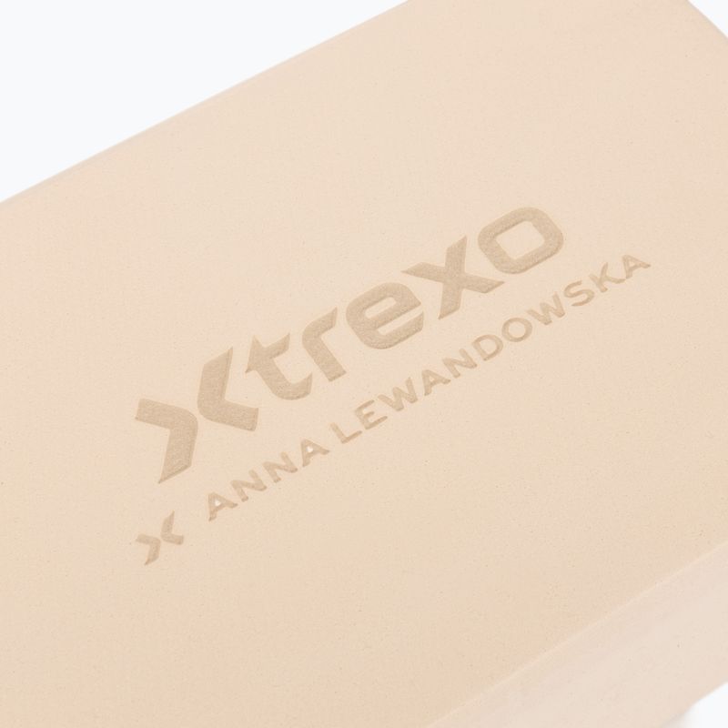 Куб за йога XTREXO x Anna Lewandowska block Beige 6