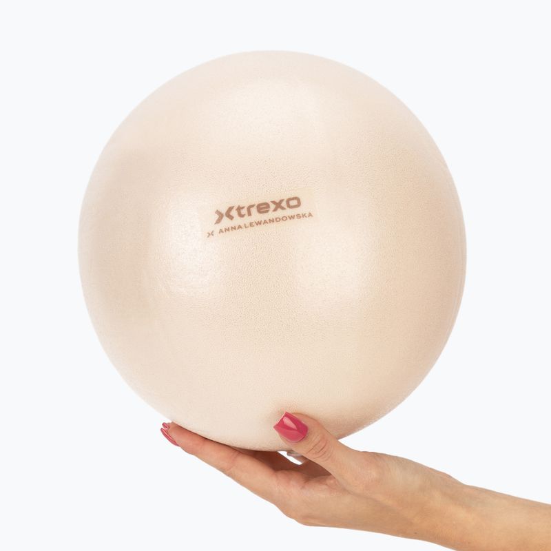 Малка гимнастическа топка XTREXO x Anna Lewandowska ball 20cm Beige 5