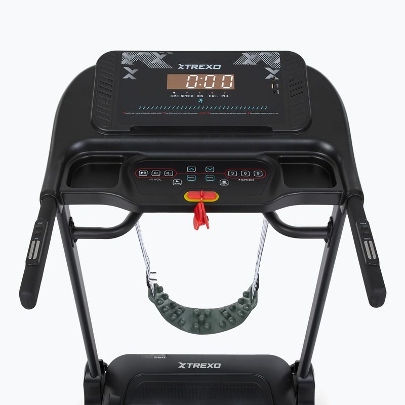 Пътека за бягане Trexo X110+ с масажор, черна 6