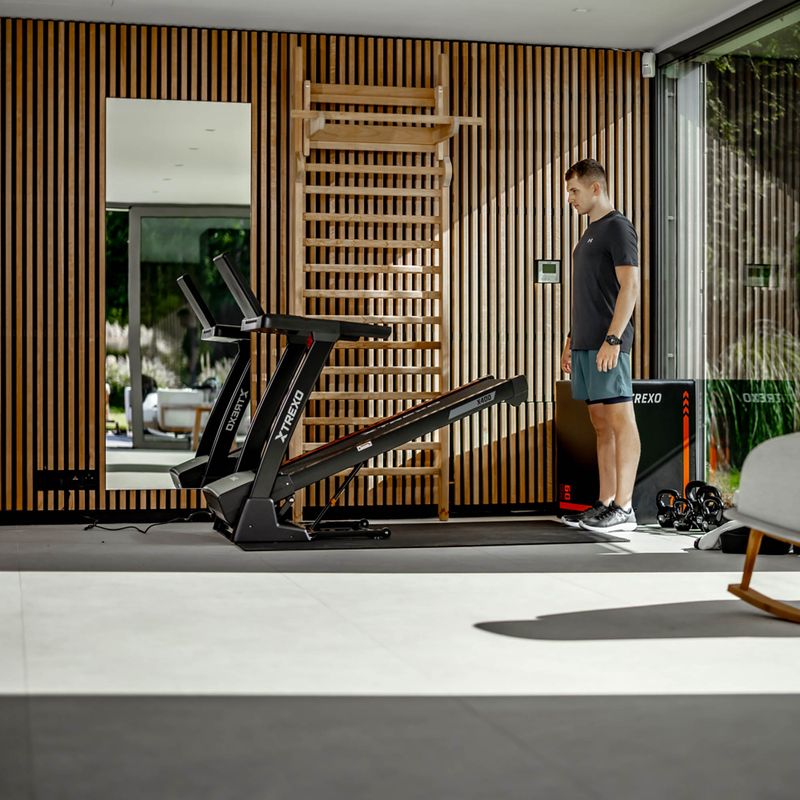 Електрическа пътека за бягане XTREXO X400 черна 7