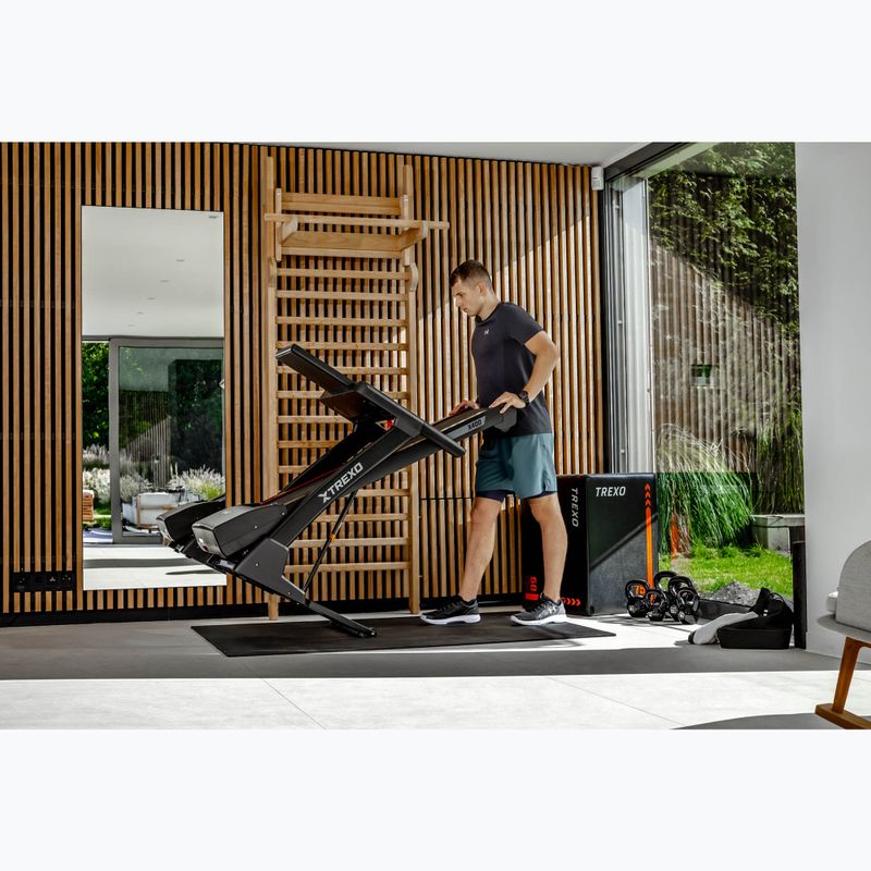 Електрическа пътека за бягане XTREXO X400 черна 8