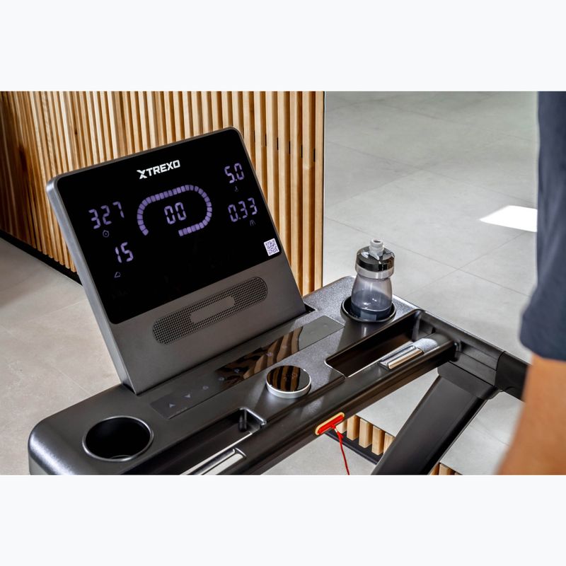Електрическа пътека за бягане XTREXO X400 черна 9