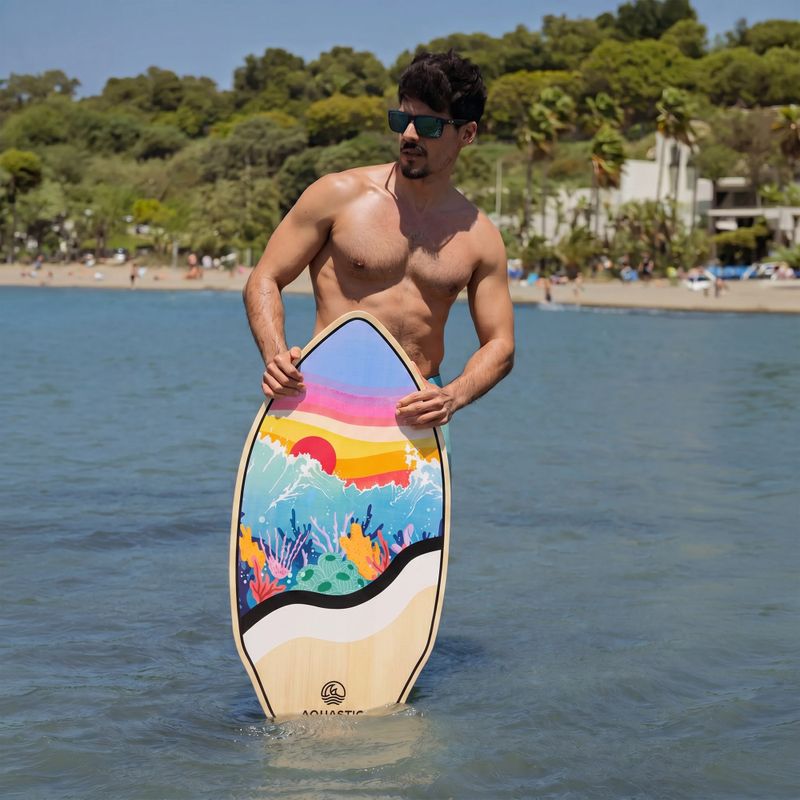 Скимборд дъска AQUASTIC Lagoon 39" colorful 5