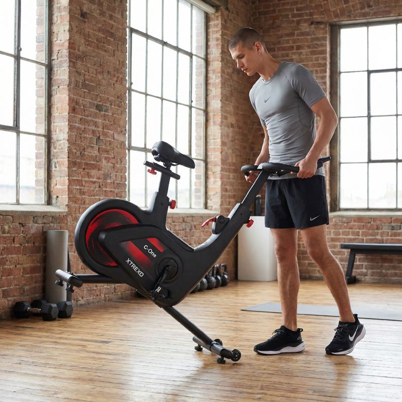 XTREXO C-One спининг велосипед черен 6