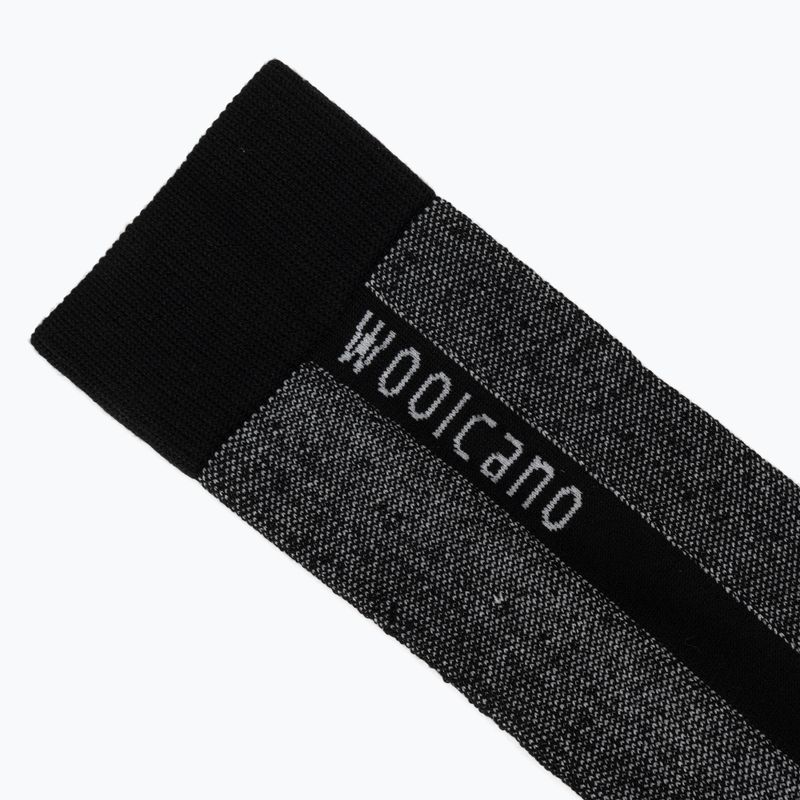 Мъжки скиорски чорапи Woolcano SCK1097 czarny/szary 3