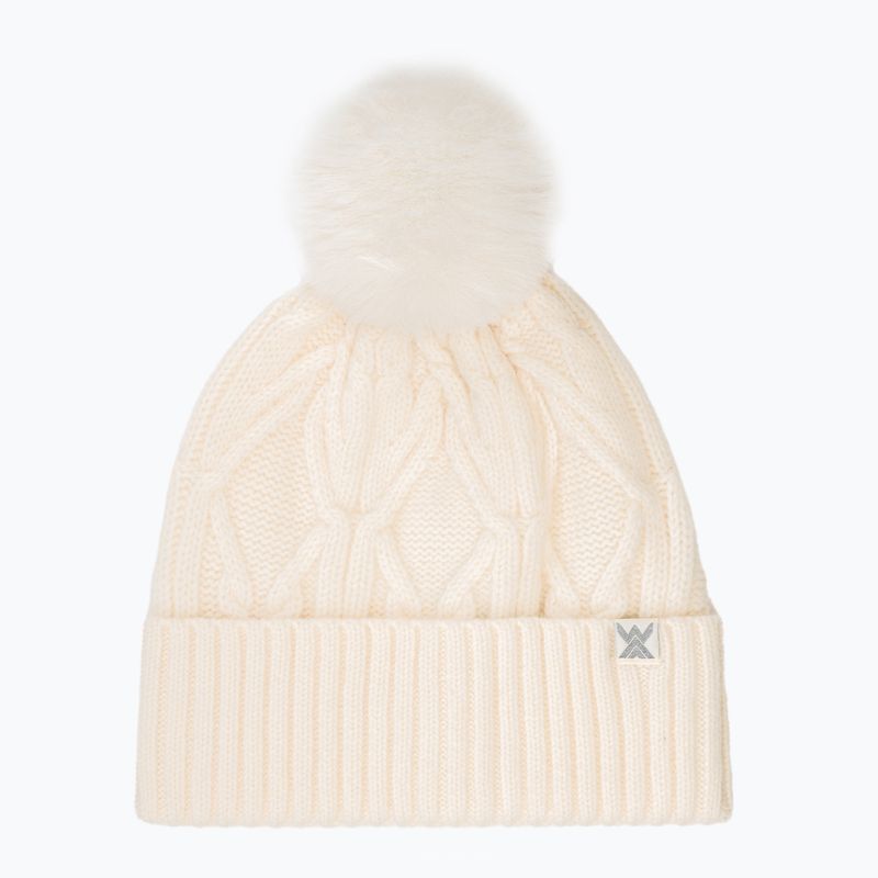 Дамска шапка Woolcano HAT1100 Kremowy